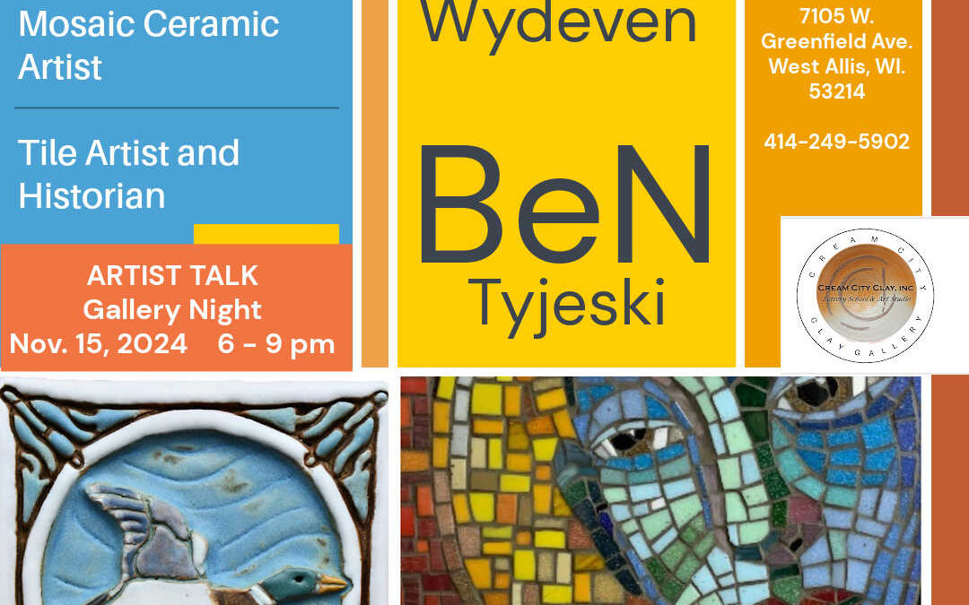 Gallery Opening & Artist Talk: Nov 15, 6-9pm                            Ann Wydeven & Ben Tyjeski